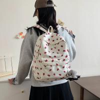 Mochila De Con Estampado De Fresa Pequeña Y Fresca Para Mujer, Bolso De Escuela Secundaria, Ligero Y Simple, Novedad - details 13