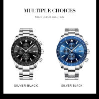 Reloj de Pulsera de Acero Inoxidable POEDAGAR Cronómetro de Lujo para Hombres Resistente al Agua - details 8