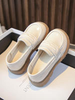 Zapatos de cuero para niñas, mocasines antideslizantes con gancho y bucle, color negro, para primavera y otoño, 2023 - details 8