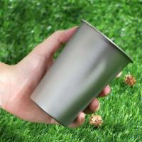 Copas de cerveza de titanio para acampar, villas turísticas, pícnics al aire libre, equipo VIE, utensilios de cocina duraderos para senderismo, 500ml - details 5