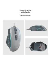 El nuevo G3 con cable RGB música ritmo ratón mecánico portátil USB de escritorio juego de ratón - details 19