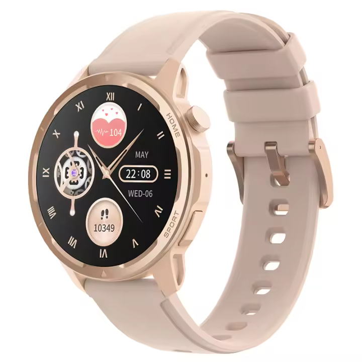 2024 Reloj inteligente resistente al agua IP67 para hombres y mujeres, reloj deportivo con pantalla táctil de 1,39 pulgadas para mujer, con oxímetro, reloj esférico DIY, - 1
