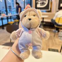 LLavero de adornos colgantes de dibujos animados, muñeco de peluche con colgante de oso de tela bonito de celebridad de Internet - details 8