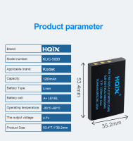 HQIX para Kodak DX6490 DX7440 DX7590 DX7630 LS420 LS433 LS443 LS633 LS743 LS753 DX7590Zoom cámara KLIC-5000 cargador de batería - details 4
