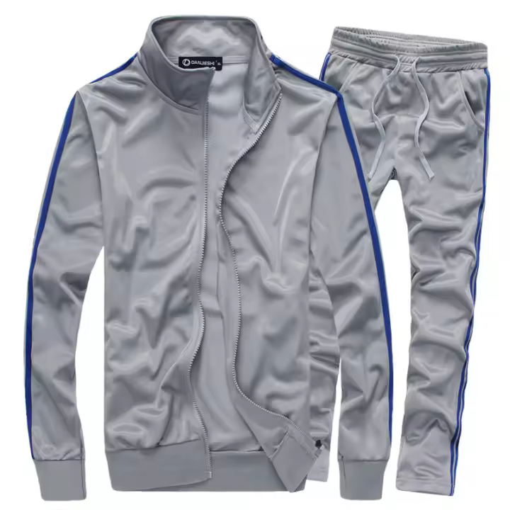 Conjunto de dos piezas para hombre, ropa deportiva informal, chándales, moda de otoño - 1