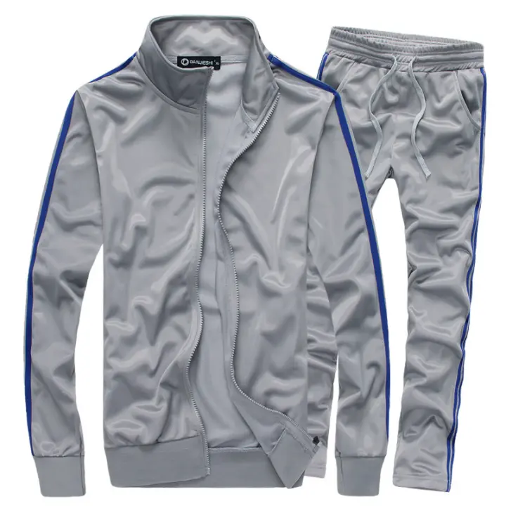 Conjunto de dos piezas para hombre, ropa deportiva informal, chándales, moda de otoño - 1