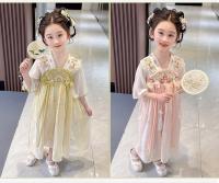 Vestido de Princesa Hanfu Nuevo Verano 2025 Estilo Chino Antiguo para Niñas - details 6