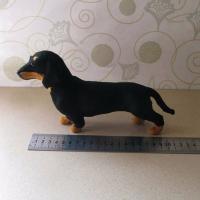 Juguete de peluche 3D realista hecho a mano para mascotas, modelo de perro, animales, perro salchicha, juguete de simulación - details 6