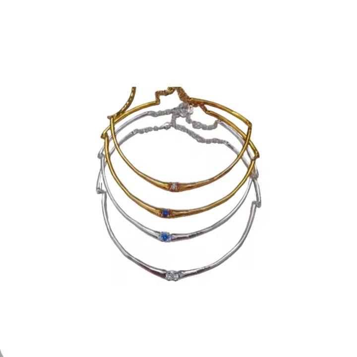 Choker UNODE adornado con circonita cúbica: un accesorio elegante y de tendencia, joyería romántica - 1