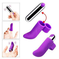 Vibrador de silicona para dedo, Juguetes sexuales para lesbianas, masajeador del punto G, masturbador femenino, producto recargable para adultos - details 1