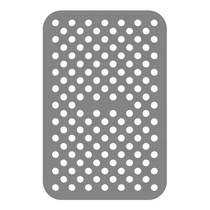 Revisión de silicona para freidora de Aire, accesorios rectangulares de Cocina Para Ninja DZ201, alblilla reutilizable para Ninja Foodi DZ201 - 1