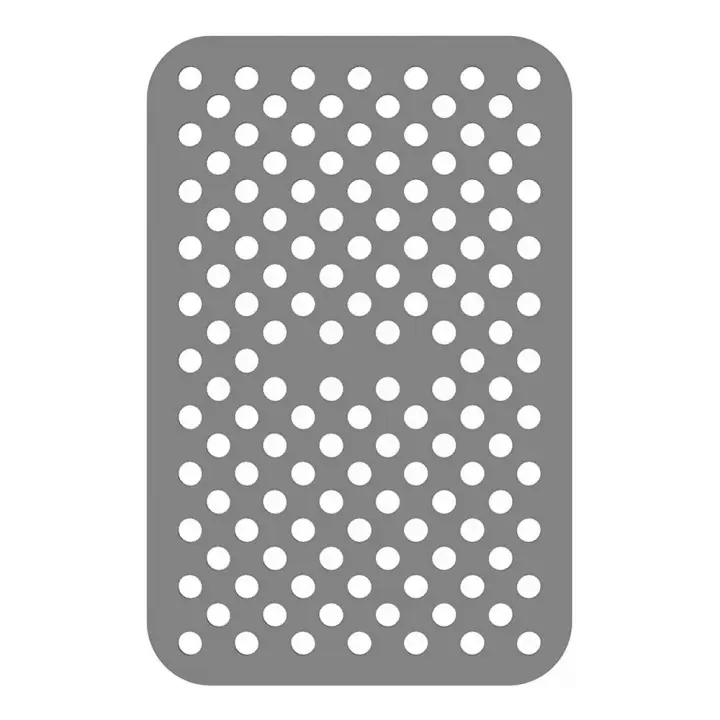 Revisión de silicona para freidora de Aire, accesorios rectangulares de Cocina Para Ninja DZ201, alblilla reutilizable para Ninja Foodi DZ201 - 1