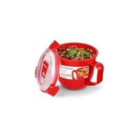 Recipientes herméticos para alimentos Sistema KLIP IT | Recipientes con tapas herméticas y apilables para comida preparada | Loncheras escolares y tarrinas pequeñas | 28 unidades (14 recipientes y sus tapas) - details 8