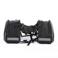 Bolsas de sillín de ajuste Universal, caja de bolsa de viaje para horquilla de almacenamiento, casco lateral de motocicleta, 2 uds. - details 7