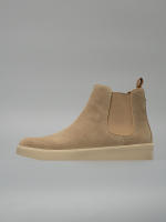 Botas Chelsea casuales de cuero premium británico, piel de alta calidad, color sólido. - details 21