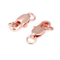 6 uds. De latón de Color dorado de 18K con cierres circulares de langosta, cierres para collares, pulseras, suministros para fabricación de joyas, accesorios Diy - details 18