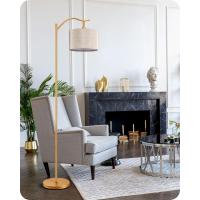 Pantalla de Lino Beige, Casquillo E27, Compatible con Varias Bombillas, 160cm Lámpara de Arco Negra con Pantalla Ajustable para Dormitorio, Salón, Oficina - details 31