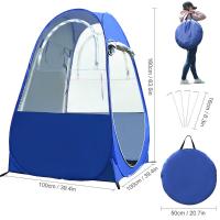 Tienda de pesca exterior portátil, tienda desmontable con protección UV, playa y caminos, bolsa de transporte incluida - details 5