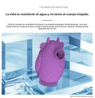 Juguete sexual. Becerro cruzado que absorbe los golpes huevo vibrador carga magnética masturbador femenino situación de vibración - details 10