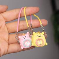 Mini bolso en miniatura para casa de muñecas con animales de dibujos animados, bolso de hombro colorido con dibujos animados, Mini bolso de plástico para muñecos de peluche - details 4