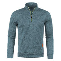 2025 Chaqueta de punto con cuello para hombre, suéter de terciopelo fino, estilo moderno, talla grande, otoño e invierno - details 30
