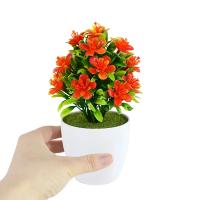 Planta en maceta Artificial, maceta pequeña para bonsái, adornos de árbol simulados, decoración de mesa para boda, hogar, Hotel y oficina, plantas falsas, 1 ud. - details 6