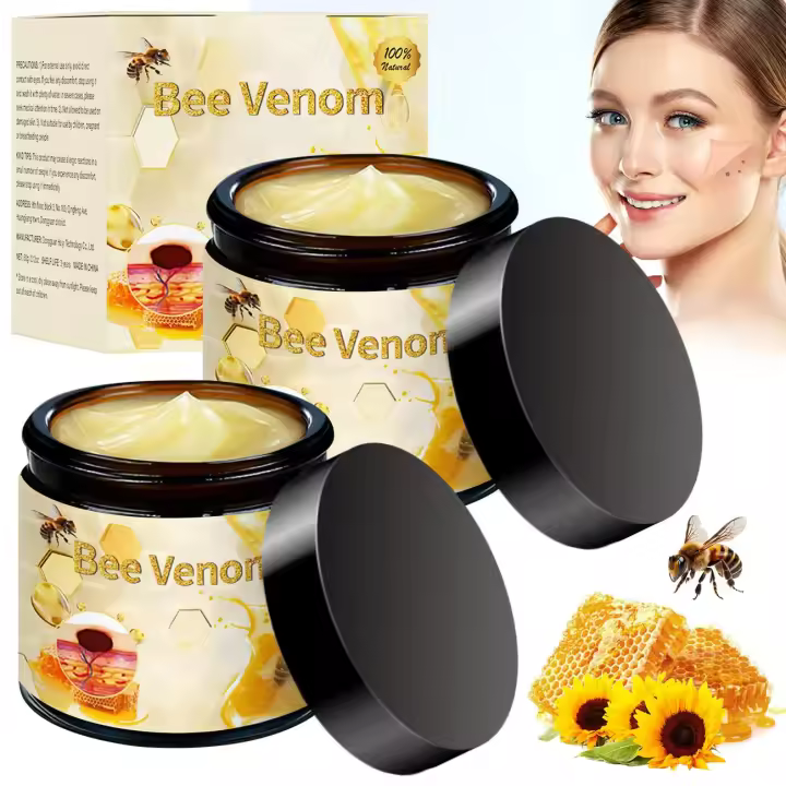 Tratamiento de 2 piezas, nueva crema reparadora profesional, crema de veneno de abeja para todas las partes del cuerpo - 1