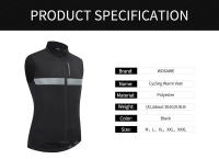 WOSAWE-Chaleco térmico de invierno para Ciclismo, chaqueta polar a prueba de viento, Jersey de Ciclismo, equipo profesional - details 1