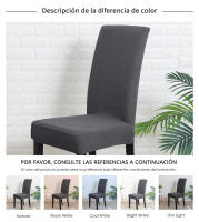 Funda de silla de comedor repelente al agua 4/6 Piezas Funda De Silla De Jacquard Para Comedor - details 3