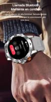 Reloj Inteligente Militar 2024 para Hombres con Llamadas, Smartwatch Deportivo con más de 100 Deportes, Reloj de Fitness, Monitor de Oxígeno en Sangre, Frecuencia Cardíaca y Sueño, Impermeable IP68, Compatible con Teléfonos Android iPhone Samsung Xiaomi - details 7
