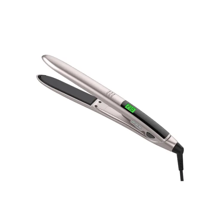 Férula de pelo liso, pelo rizado, alisador de férula de doble propósito, alisador de férula eléctrica, rizador - 1