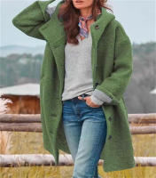 Camiseta holgada de manga larga para mujer, parabrisas informal, moda, otoño e invierno, 2024 - details 4