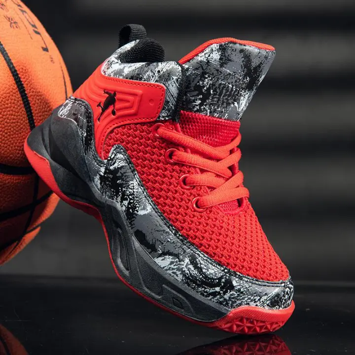 Zapatillas deportivas antideslizantes de suela gruesa de baloncesto para niños, modelo nuevo 2024 - 1