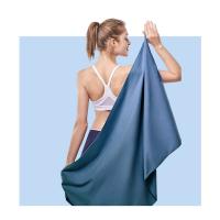 Toalla de microfibra de secado rápido, toalla de viaje, toalla deportiva de playa, toalla suave a prueba de arena para natación, Yoga, gimnasio, azul marino - details 2