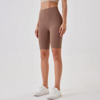 Hamidou-pantalones cortos de Yoga para mujer, mallas deportivas transpirables, de cintura alta, para entrenamiento y gimnasio - details 35