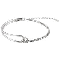 Pulsera De Beads Geométricas De Plata Esterlina 925 Para Mujeres Estilo Simple Y Temperamento Joyería De Mano Para Fiestas - details 24