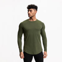 Suéter deportivo de manga larga para hombre, camiseta transpirable de secado rápido, cómoda para correr - details 3