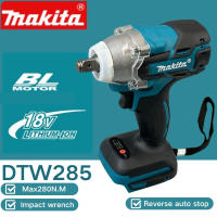 Llave De Impacto Eléctrica Sin Cable Makita DTW285 Motor De Escobillas Alta Torque Para Batería 18V Herramienta De Bricolaje En Casa - details 6