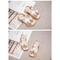 Sandalias de moda para niños verano nuevas niñas arco perla princesa zapatos suela suave antideslizante zapatos de playa - details 8