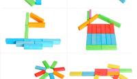 Juego de Mesa de 54 Piezas Jenga para Familias, Juguete Interactivo y Educativo para Niños, Ideal para Reuniones y Diversión - details 11