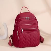 Mochila Vintage Gran Capacidad para Mujer - Bolso Casual de Nylon Ligero, Correas Ajustables, Cierre de Cremallera - details 18