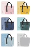 Fiambrera Bento con aislamiento para mujer, de gran capacidad bolsa térmica con cremallera para almacenamiento de alimentos, contenedor para viaje, Picnic - details 1