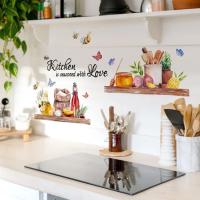 Pegatina de Pared de Cocina de Mariposas y Abejas Decoración Ligera y Elegante para el Hogar - details 2