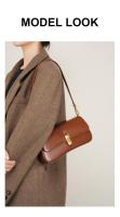 Piel de vaca de alta calidad de nicho Baguette Bolsa, Premium Feeling bolsa de axila, las mujeres 2025 Nuevo Cien Bolsa de hombro, bolsa de crossbody - details 4