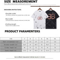 2025 Camisas casuales básicas de moda de verano, camisetas holgadas de algodón puro para hombres y nuevas camisas de manga corta para parejas con estampados de logotipos en la parte delantera - details 13