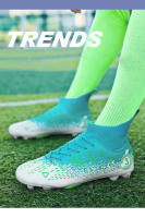 Zapatos de fútbol de marca para hombres, botines de fútbol para niños pequeños, zapatillas de entrenamiento de fútbol de cuero para niños, zapatos de tacos de fútbol al aire libre - details 12