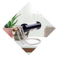 Estante de perlas artificiales para vino tinto, colgante de Metal, colgante, novedad - details 4