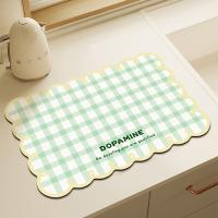 Alfombrilla De Cocina Antideslizante Absorbente De Aire Fresco Y Limpio Alfombrilla De Mesa Insulada Para El Hogar Alfombrilla De Secado Rápido - details 3