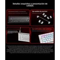 MC68 Teclado mecánico con eje magnético Teclas intercambiables en caliente para juegos competitivos Teclado con cable de alta calidad - details 24