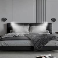 Aplique de pared magnético Lámpara de escritorio LED Control remoto 3 colores regulable 360 °     Luz nocturna de cabecera de dormitorio recargable por USB giratoria - details 18